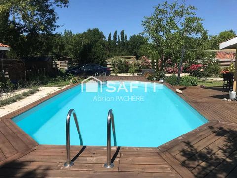 Maison lumineuse avec piscine dans un cadre paisible