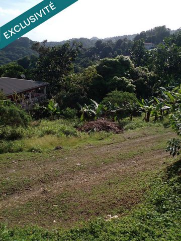 A vendre terrain avec une faible pente, idéal pour un plain-pied