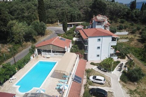 Featuring an outdoor pool and a fitness room, this sea view studio offers accommodation for a small family or a group of 3-friends. You can relax in the garden while kids enjoy at the playground. This apartment is set in Achílleion, 8 km from Corfu T...