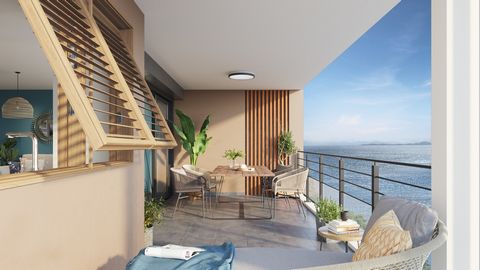 Plongez dans la Grande Bleu, cette residence en cours de construction offre une vue exceptionnelle sur la Mer. appartements de Standing avec terrasse T3 - T3 duplex -T4 duplex, nhesitez pas à nous contacter pour plus d'informations.