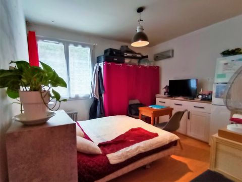 Eureka Immobilier offers you this charming studio located in the Haute vallée de l'Aude in the heart of the spa resort of Rennes les Bains. This studio of 16M2 on the 2nd floor of a private and secure residence with an elevator. It consists of a livi...
