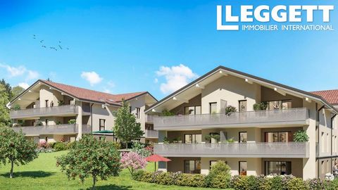 A26485LK01 - DELIVERY SEPTEMBER 2025 The new residence at Crozet comprises buildings with just 12 flats. With large bay windows, they open onto balconies and pleasant private gardens. A rare opportunity to live or invest just 20 minutes or 14km from ...