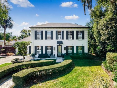 This one of a kind Winter Park residence blends timeless charm with contemporary comforts, creating a home that is not only aesthetically pleasing but also efficient and technologically advanced. With meticulous attention to detail, this property sta...