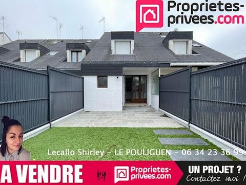 Shirley Lecallo offers at POULIGUEN 44510 - 500 m from the beach of Nau, 1 km from the promenade of Pouliguen, a pleasant renovated house of about 38 m², all on a plot of land of about 40m², comprising on the ground floor: An entrance to a living roo...