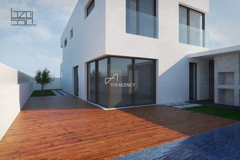 Located in Almada. Incredible contemporary T4 villa in one of the best-known areas of Charneca da Caparica, the Quintinhas. The villa has 253 m² of land and 151 m² of living space. It has a garden, swimming pool, barbecue, sink, and dining area. Ther...