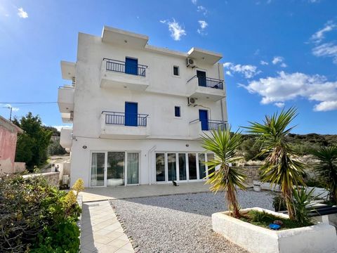 Located in Ierapetra. Comfortable ground floor apartment 1km from the picturesque and developing coastal resort of Makrigialos, Ierapetra, Lasithi, Crete. The property is located in a very peaceful area enjoying the nature while one of the most beaut...