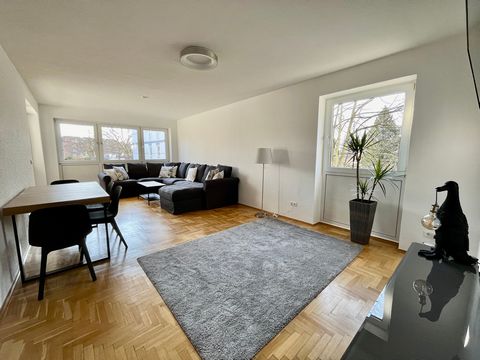 Our apartment was freshly refurbished and renovated in 2023 / 2024. The 3-room apartment is approx. 81 sqm in size and is located on the 1st floor. An elevator is available in the house. There are numerous parking spaces in front of the building, whi...