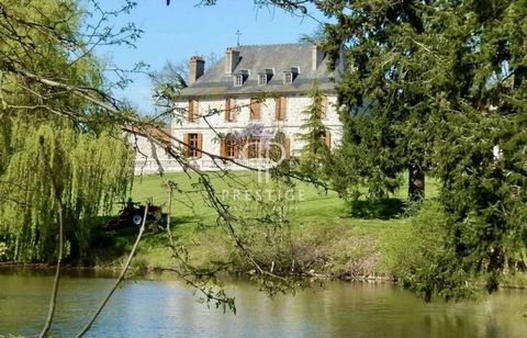 Nestling in nearly 11 acres of glorious land with a lake, is this beautifully restored 15th century French Chateau with separate 3 bedroom gite, barn and stables, enjoying far reaching countryside views from its peaceful elevated location near all am...