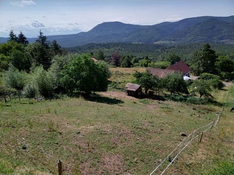 Located in La Vancelle: Come and discover this magnificent south-facing plot of land on the mountainside and the national forest. It has its own water source with an average flow rate of about 16m3/day, it is already connected to the sewerage system ...
