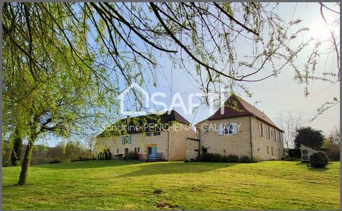 Located in Bouriane, this magnificent property offers an idyllic setting close to the village center to enjoy local amenities. Less than an hour from the essential tourist sites, such as Sarlat, Rocamadour or Saint-Cirq Lapopie, this property is perf...