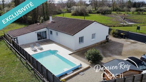 Located in Moulis-en-Médoc, this charming house benefits from a quiet, leafy setting in the heart of the countryside. Close to nature, this property offers a peaceful yet modern and well-equipped setting. Outside, the 737 m² grounds include a heated ...