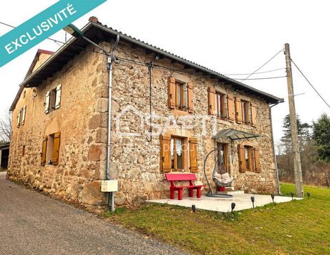 EXCLUSIVE! Nadine DEBOUT offers you, in peace and with quick access to the highway, this beautiful and large family house with its stone facade. Its green environment and its unobstructed view will soothe you and you will benefit from a garden to per...