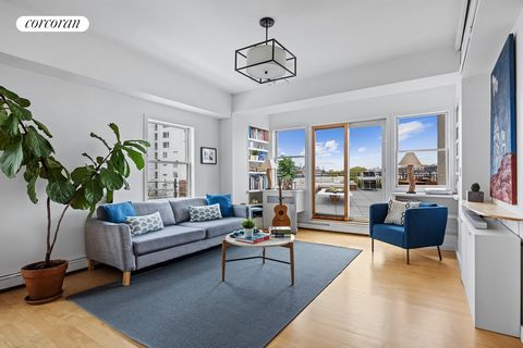 Welcome to the penthouse at 30 Garfield Place! This light-filled, spacious two-bedroom, two-bath condo boasts over 1100 square feet of living space and not one, but TWO PRIVATE OUTDOOR SPACES, including a 100 sq.ft. back balcony and a 200 sq. ft. roo...