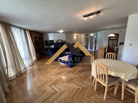 CASA NUEVA REAL ESTATE offers for sale an extremely spacious 2-bedroom apartment in Tsarigradsko shose quarter. Buxton, ul. Kazbek, behind Kaufland and against 2nd SU. With an unconcealable view of Vitosha Mountain and no construction in front of the...