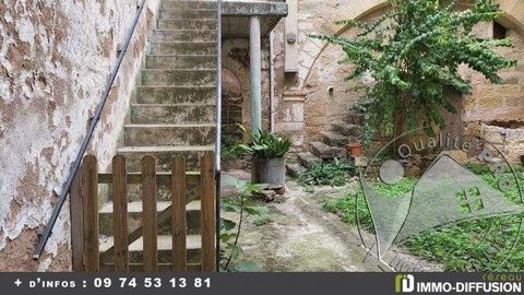 Mandate N°FRP146723 : House approximately 72 m2 including 4 room(s) - 3 bed-rooms - Cour * : 88 m2, Sight : Cour *. - Equipement annex : Cour *, Terrace, combles, Cellar - chauffage : aucun - Provide renovation - Class Energy G : 533 kWh.m2.year - Mo...