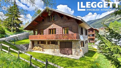 A21125NDY38 - This classic chalet is now available for sale. Situated in a calm, picturesque location only 200m from the newly constructed Diable TMX ski lift, the chalet boasts breath-taking panoramic views of snow-capped glacial peaks, forests, and...