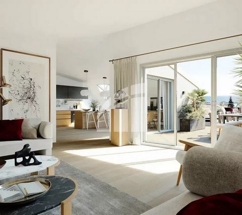 Au sein d'une nouvelle résidence d'exception en plein cœur de Beaulieu-sur-Mer et à deux pas du port et des plages, ce magnifique appartement 2 pièces de 43m² se compose d'un séjour/cuisine de 21m² ouvert sur un balcon de 14m², d'une chambre de 12m²,...