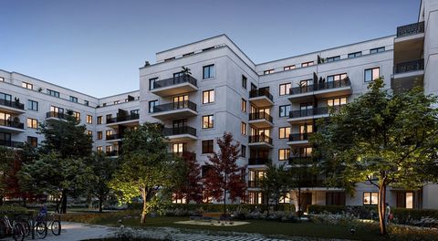 Nowy budynek do pierwszego zamieszkania, mieszkanie w dzielnicy Winterfeld, komfort życia na najwyższym poziomie, z balkonem, ekskluzywne meble, mieszkania 1-4-pokojowe do wyboru, powierzchnia mieszkalna ok. 52m2 -197 m2, ceny zakupu od 368 177 € - 2...