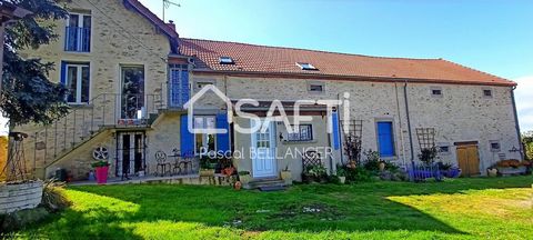 Located in La Celle (03600), this charming house enjoys a peaceful and rural environment, ideal for nature lovers. Close to schools, high school, middle school and nursery, it offers an ideal family living environment. The property is air-conditioned...