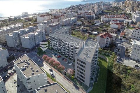 Split, ŽNJAN, one-room NKP apartment, surface area 40.3 m2, north orientation, located on the sixth floor of a residential building under construction. The closed apartment of 29.15 m2 consists of a hallway, bathroom, one bedroom, kitchen, dining roo...