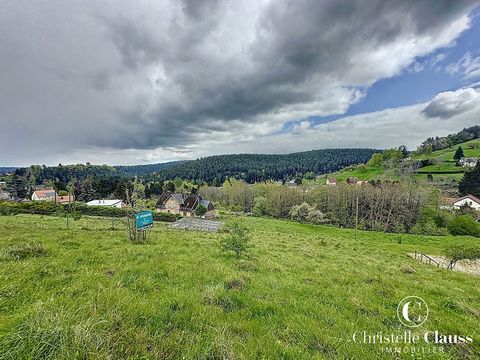 Come and discover exclusively in your Christelle Clauss Marlenheim agency this building plot with a capacity of 1548 m2 in Wangenbourg Engenthal, with a beautiful unobstructed view of the greenery. Unserviced land. Frontage: 24m Depth: 65m
