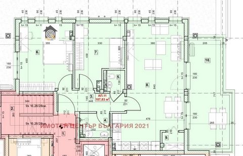 Je vends un appartement spacieux de deux chambres dans le quartier de Varna. Orlandovtsi, 72 m², brique, 3ème de 3 étages. L’appartement est intemporel. Aménagement pratique de : hall d’entrée, salon avec coin repas, salon, deux chambres, salle de ba...