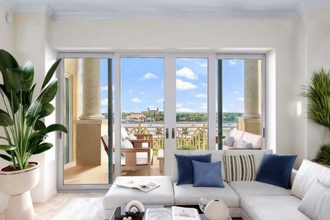 Genießen Sie diese gepflegte Residenz im begehrten Gebäude Esplanade Grande mit Blick auf den Atlantischen Ozean, Palm Beach und die Intracoastal Waterway. Mit über 2.800 Quadratmetern bietet diese Wohnung mit 3 Schlafzimmern und 5 Vollbädern das Bes...