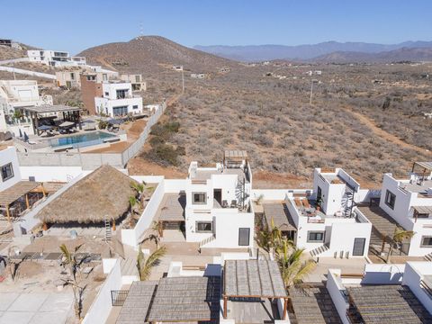 The first resale available in Vista Sol. Sellers had a change of plans and will not be returning to Baja. Great rental potential. Unit 8 is furnished and move in ready. A true duplex with 2 bedrooms 1 bath living and kitchen on the lower level. Upper...