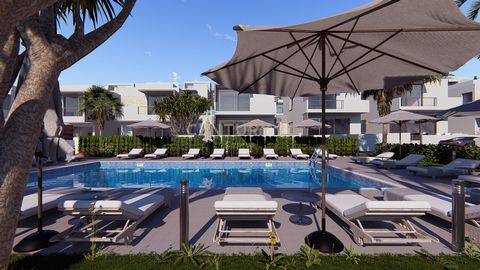 For sale in Kato Pafos, an off-plan apartment offering 76.56 sq.m. of living space with 15.44 sq.m. of covered verandas. The property features 2 bedrooms, 2 bathrooms, a modern kitchen, and a bright living room, providing a comfortable and functional...