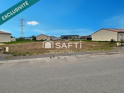 Terrain viabilisé de 750 m² à Montauban