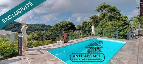 Muriel Valero and Cedrik Sagnelonge ANTILLES MCI are delighted to present this sumptuous high-end villa, located on the heights of Sainte-Luce. This unique property, built in 2005 and fully renovated, boasts top-quality materials and elegant design, ...