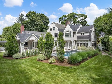 Property, Proximity and Personality!This stunning turn of the century Rye Colonial is a classic, with a twist, and features a rare level .77 acre lot in one of Ryes most coveted neighborhoods. Leave your car at home as you grab coffee and breakfast s...