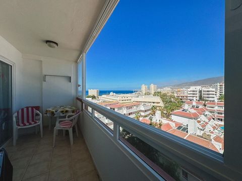 Great apartment for sale in the Tajinaste complex, in Las Américas. This 55m2 apartment offers 1 bedroom with a built-in wardrobe, 1 full bathroom, an equipped American kitchen, a bright living room with views of the mountains, and a terrace with sid...