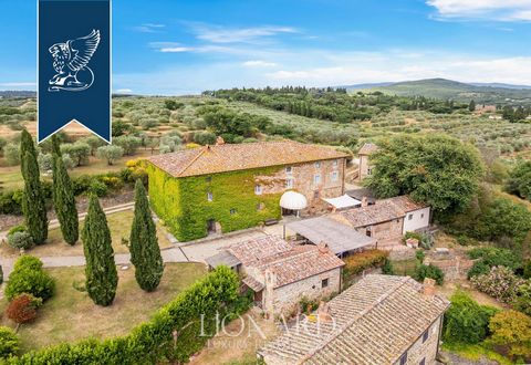 Located in the picturesque Tuscan hills near Arezzo, this restored farmhouse villa blends historic charm with modern comfort. Spanning 1,200 sqm across three levels, the property offers a harmonious fusion of centuries-old tradition and contemporary ...