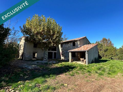 MAISON EN PIERRE AVEC GRANGES ET TERRAIN 3500m2