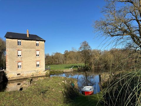 Moulin de caractère du XVIII? siècle – Environnement préservé et accès direct à la rivière