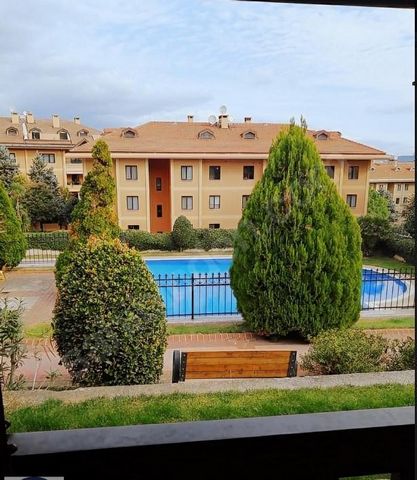 This Duplex flat is located in one of the most prestigious complex in Asian side of Istanbul The complex is very close to Bosphorus The flat is in good condition and no renovation is needed  Mostly wooden colour furniture exists  nice wall decoration...
