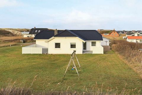 Fully renovated holiday cottage with whirlpool, sauna and various activities approx. 75 m from the North Sea in quiet surroundings on 1500 m² natural plot, right at the dunes. Large, open terrace where you can have barbecues while the sun sets into t...