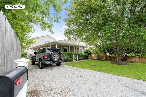 Enjoy Panoramic Water Views + Open Floor Plan! 1722 square feet. Room for 16x30 Pool! 65 Inlet Road West in Shinnecock Hills + just down the road from the former Lobster Inn, is a 3 bedroom, 2 bath beach house with amazing sunrise + sunset views of t...