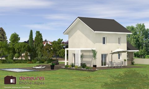 Bonjour Votre constructeur de proximité : Demeures Rhône-Alpes vous propose une projet de construction d'une maison de 90m2 + garage 21m2 (maison mitoyenne par le garage) si vous êtes bricoleur nous pourrons enlever des prestations (carrelage, sanita...