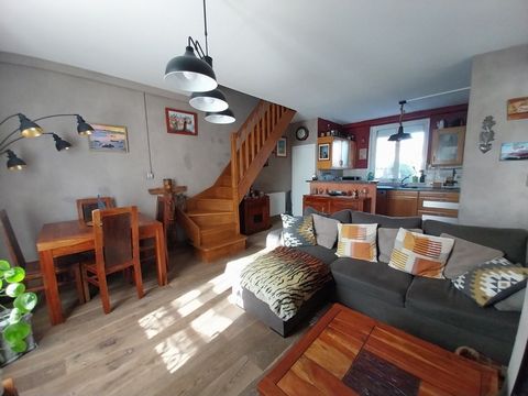 Dpt Eure et Loir (28), à vendre AUNEAU maison de ville P3 de 72 m² - Terrain de 172 m²
