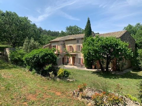 GRIGNAN AREA EXCLUSIVITY Mas for sale in an exceptionnal surrounding, very quiet area , close to a village with shops 248 m² of living space on more than 4 hectares , lounge with fire place , dining room with fitted kitchen wc , boiler room and stora...