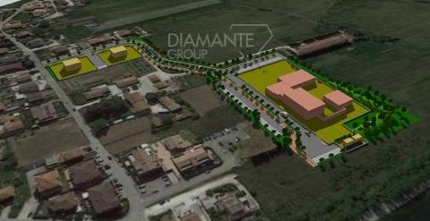 Bastia Umbra (PG): Building land plot with approved project for the construction of a socio-sanitary residential facility with a total covered usable area of approximately 3000 square meters, with the following characteristics: a. Territorial area: 1...