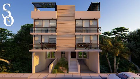 Residential condominium with excellent location in Playa del Carmen. Only 12 apartments, created for people who enjoy details, kindness in the spaces and the exclusivity that only towers with few owners offer. It has 2 lofts with private roof garden ...