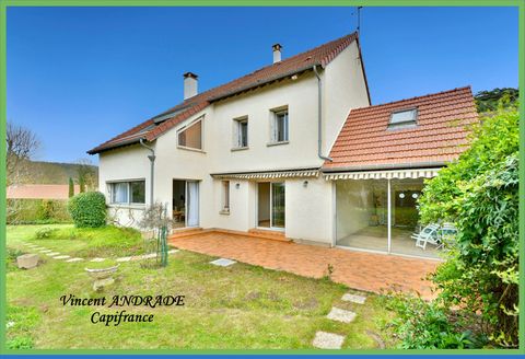 Dpt Essonne (91), à vendre JANVILLE SUR JUINE maison P6 de 140 m² - Terrain de 1120m² - Sous-Sol