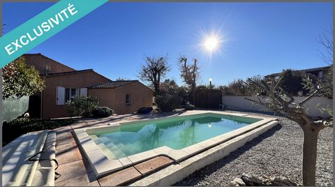 SAFTI EXCLUSIVE: Nestled in the heart of the Verdon Natural Park, in an extremely peaceful neighborhood in the town of Régusse, discover this beautiful 81m2 villa set on its enclosed 700m2 plot with a pool. Comprising a spacious, bright living room w...