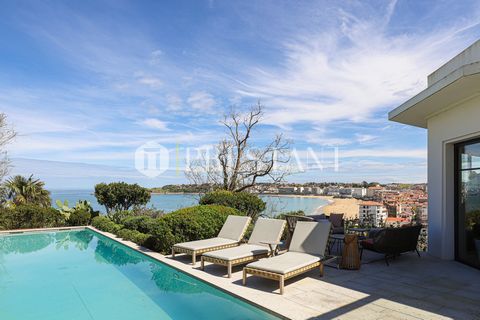 Villa PAULA, in the heart of Ciboure, nestled on the hill of Bordagain, a few steps from the beaches and restaurants, this elegant villa offers breathtaking views of the bay of Saint-Jean-de-Luz. Its privileged location, in the heart of the historic ...
