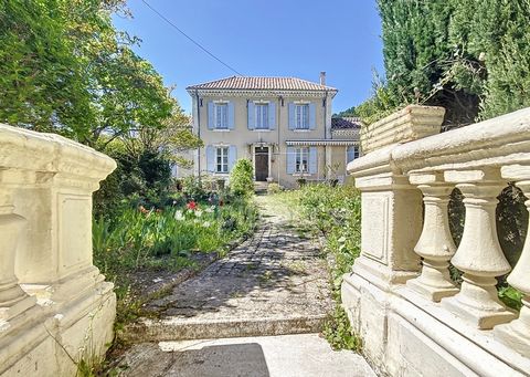 Dpt Ardèche (07), à vendre LE TEIL maison de caractère P7 de 185 m² - Terrain de 781,00 m² clos de murs d'enceinte