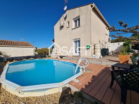 Located in the charming town of Corneilhan (34490), this house benefits from an ideal location, just 5 minutes from Béziers, a quiet and residential area, it is ready to accommodate a family The villa extends over 371 m² of land with natural shade th...