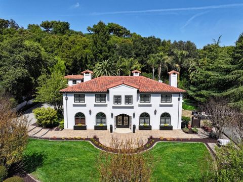 Elegantly tucked into the quiet and coveted neighborhood of Mount Eden Estates, this distinctive home provides numerous amenities. Inside the two-story main house are four bedrooms and three and one-half baths. The grand foyer leads to the formal liv...